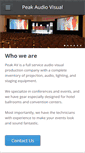 Mobile Screenshot of peakavs.com